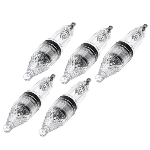 5PCS LED Flashing Lure Light Mini Deep Drop Underwater Lights Fish Lam 1