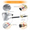 Wall Mortar Sprayer Stucco Shovel Hopper Ladle Cement Plaster Ceiling 4