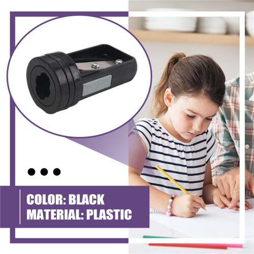 3 Pack Carpenter Pencil Sharpener, Manual Portable Woodworking Sharpens, Contractor Pencil Sharpener, Black 2