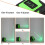 Multifunctional 2 Lines Laser-Level Window Leveling Tool with Sound Al 6