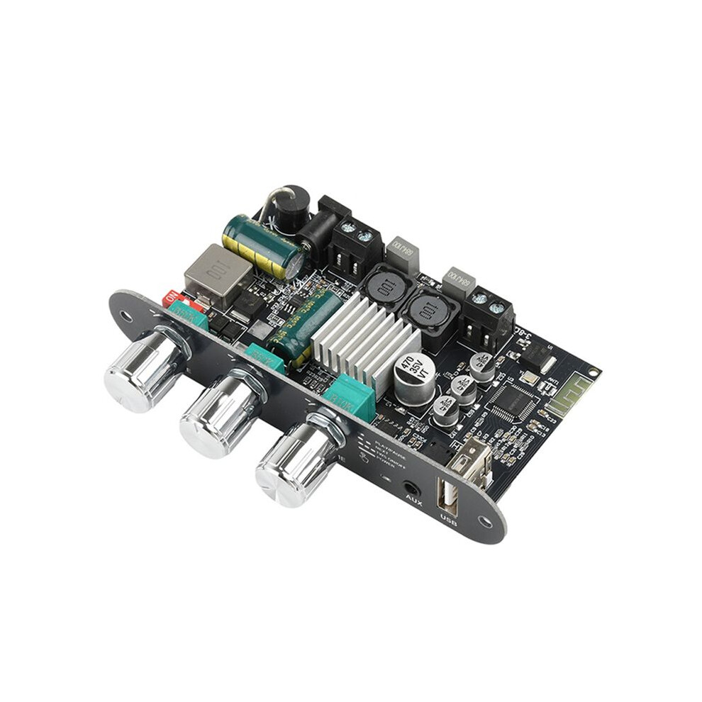 Zk-1001U Dc 9-24V Bt Audio Power Amplifier Module 100W Mono Amplifier Board Amp Module For Home Theater Tpa3116d2 6132671370305