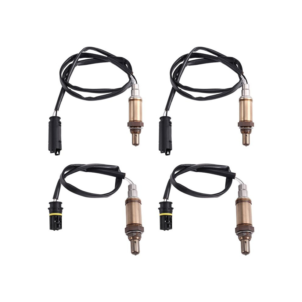 4X Up&Downstream Oxygen O2 Sensor 11781433050 11781433075 For Bmw E46 323I 325Ci 325I 325Xi 328I 330Ci 6132964702981