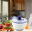 Press-Type Vegetable Washing Machine Fruit and Vegetable Drain Basket Home Press-Type Vegetable Dehydrator Drain Basket 5