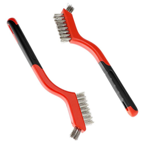 Stainless Steel Wire Scratch Brush Set, 18 Pack for Rust, Dirt, Paint Removal 1