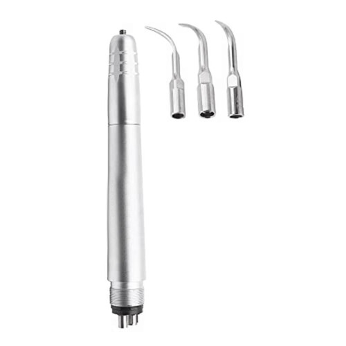 Pneumatic Descaler Hygiene Tool with 3 Tips for Cleaning 4 Sockets