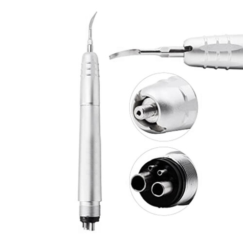 Pneumatic Descaler Hygiene Tool with 3 Tips for Cleaning 4 Sockets 2