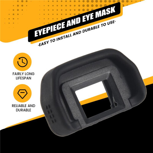 Black Rubber Wrapped Plastic Eyecup Eyepiece EB for   60Da 6D 5DII 2