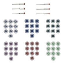 Bristle Disc Kit with Shank 60PCS 1 Inch Radial Wheel Brushes Abrasive