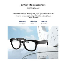AI Glasses 500W HD Anti-Shake Camera Glasses Ai Translation Calls,Video Recording Photo Taking Bluetooth Headset Glass,A