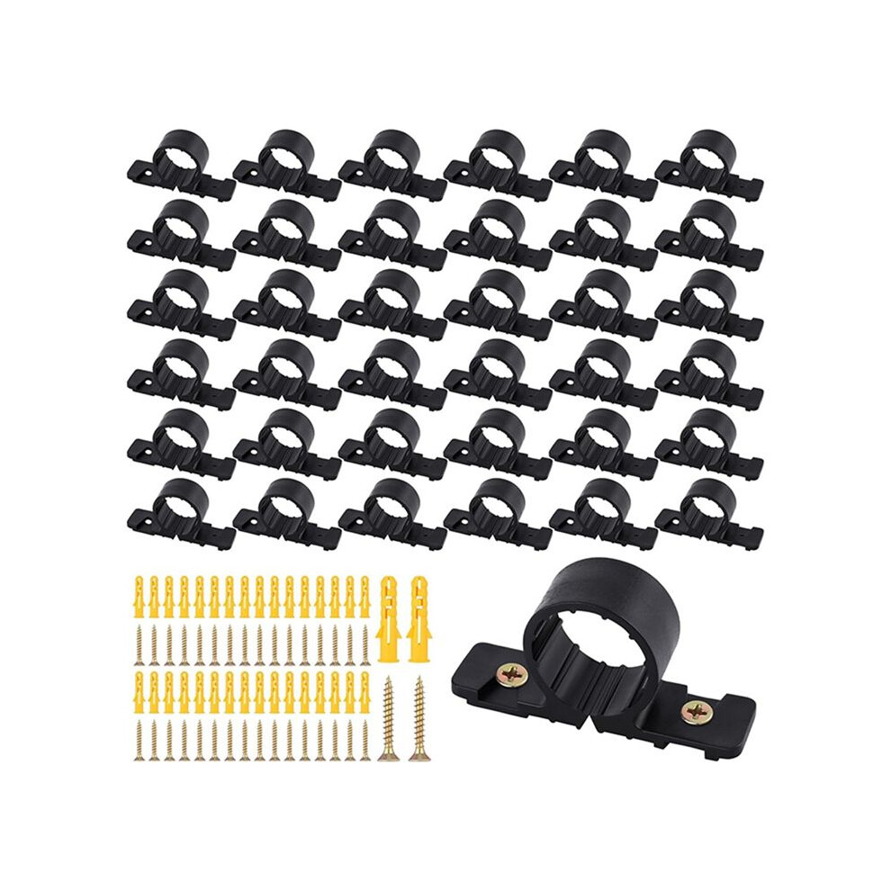 50 Pack Pipe Supports Suspension Pex Pipe Clamp Tubing Supports With Screws For Pex, Copper, Cpvc Pipe 1/2 Inch 6131186978815
