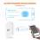 3X Tuya ZigBee  Temperature & Humidity Sensor,  Temperature Humi 7