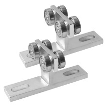 Puleggia Portante A T, Puleggia Push-Pull, Ferramenta per Binari, Gruppo Puleggia A T, Gruppo Carrello con Ruote