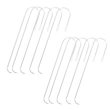 10 PCS Eye Curved Beading Needles, 5.5 Inch Beading Needles for Bead Spinner, Bead Needles for Jewelry Making