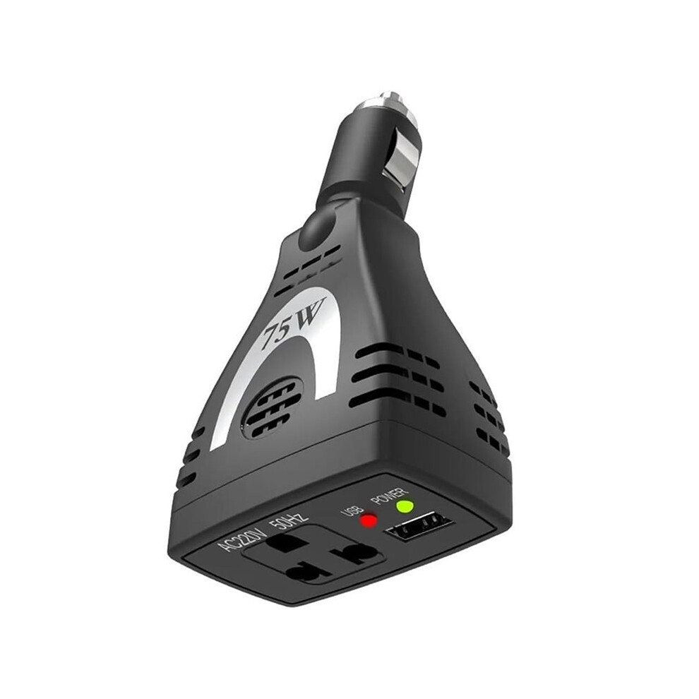 Car Power Inverter,75W Dc12v To Ac 220V Auto Converter Usb Charger Adapterfor Adapter Converter Charger 6132964739369