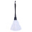 1pc Fashion Turkey Feather Duster with Black Plastic Handle Cleaning Tool(white)35cm 1