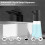 Automatic Liquid Soap Dispenser Touchless,Hand & Dish Electric Dispenser,450ML Waterproof Rechargeable Auto Soap Pump 4