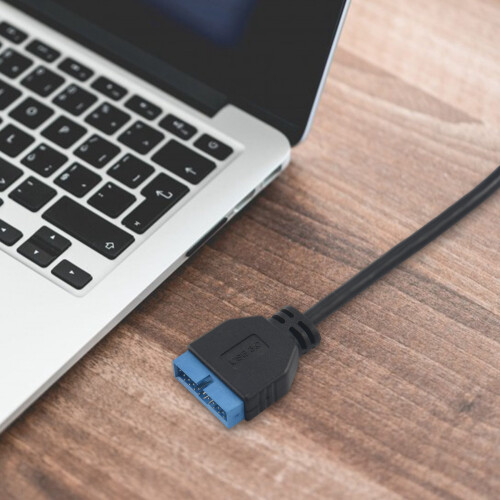 USB 3.1 Front Panel Header to USB 3.0 20Pin Header Extension Cable for  Motherboard 20cm 1