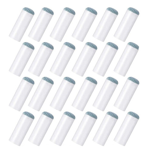24Pcs Slip-on Pool Cue Tips,Nylon Snooker Ferrule Billiard Accessories 1