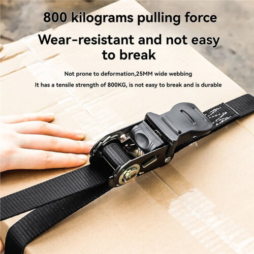 Extra Strong 500cm Lashing Strap Webbing Ensures Heavy Load During Transport Abrasion Resistant Transport Strap 1