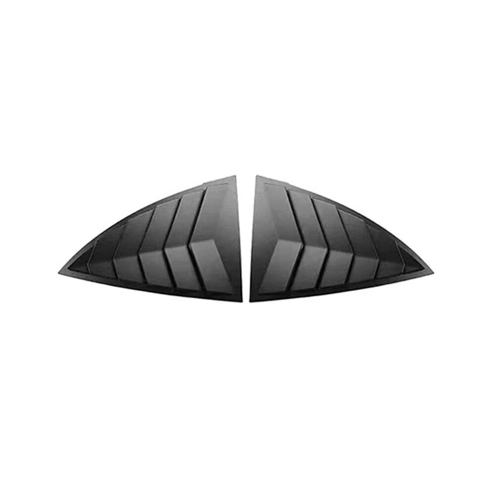 Rear Car Window Shutter Cover For Tesla Model Y Juniper Louver Side Vent Trim Triangle Accessorie Matte Black 6131032385293