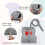 Bunny Harness and Leash Set, Soft Breathable Mesh Vest, Escape-Proof Adjustable Small Pet Harness 5