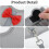 Bunny Harness and Leash Set, Soft Breathable Mesh Vest, Escape-Proof Adjustable Small Pet Harness 6