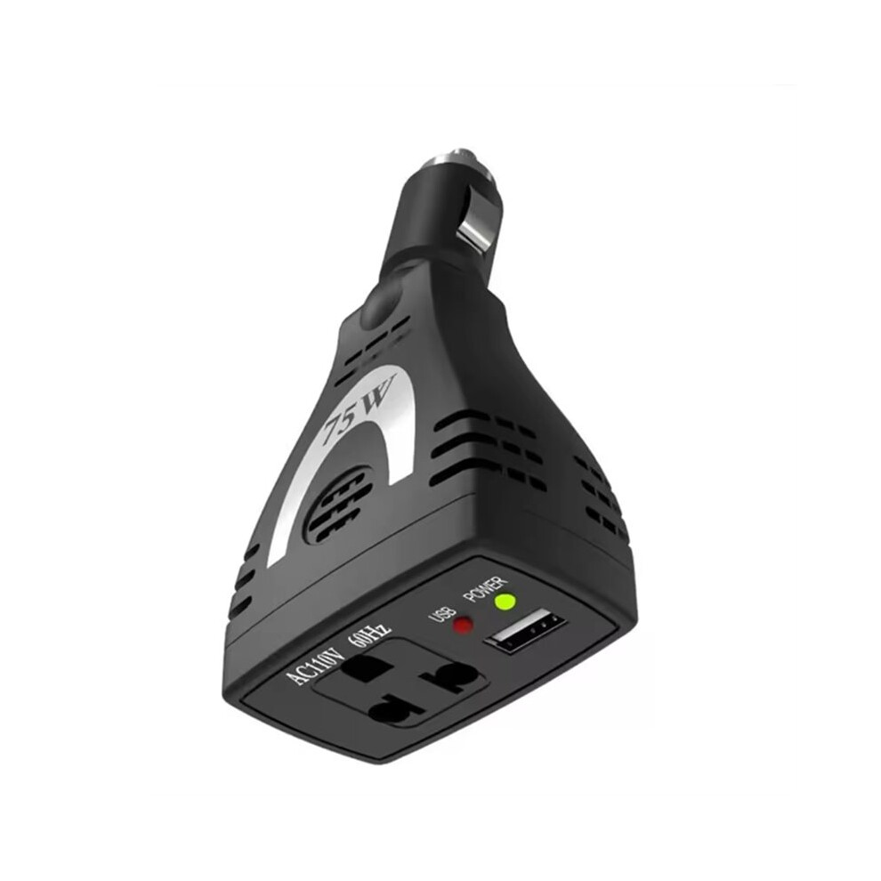 Car Power Inverter,75W Dc12v To Ac 110V Auto Converter Usb Charger Adapterfor Adapter Converter Charger 6132623584446