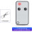 Set of 2 Remote Control for Roger E80 TX52R 2 Channels 433.92 MHz for Gate and Garage Replacement Remote Control 4
