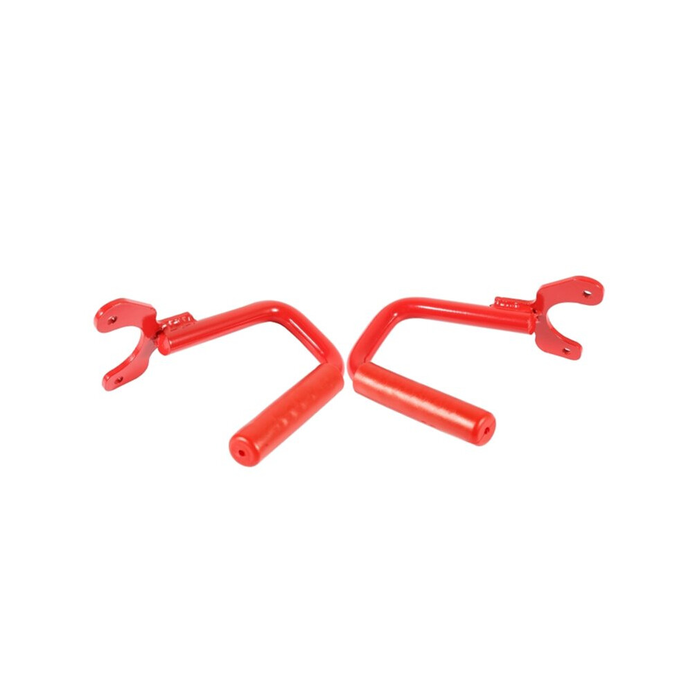 Front Grab Handles Steel Safety Safety Handle For Jeep Wrangler Tj 1997-2006 Red 6132295097473