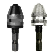 HexDrill Chuck Keyless Screwdriver Impact Driver Adaptor Electric Moto