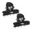 2pcs Led Pod Light Mounts, Stainless Steel Universal LED Light Bar Mounting Brackets Adjustable Black 1