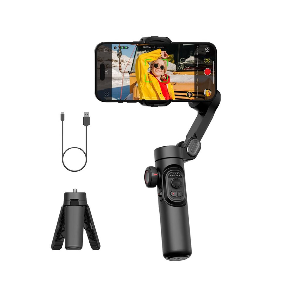 Smartphone Stabilizer Live Streaming Mount For Short Video Lvog Selfie Three-Axis Anti-Shake Handheld Gimbal 6132772555724