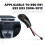 Thumb Gear Shift Lever Knob for  3 Series E90 E91 E92 E93 2006-2012 Car Interior Accessories Black 6