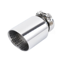 Punta di Scarico In Acciaio Inossidabile Opaco per Sistema di Scarico R MK7, Ugello Tubolare Universale Singolo da 63 mm