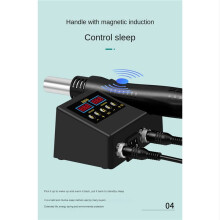 8898 Soldering Station 2 in 1 Hot Air Iron LCD Digital Display Welding