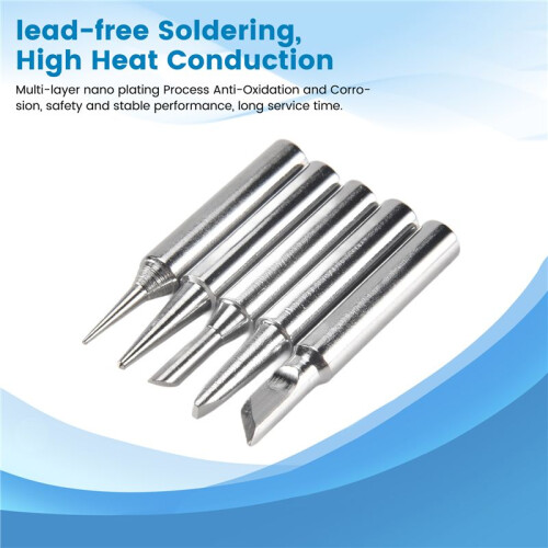 P36 Soldering Station Conical Bevel 60W Solder Iron Tip 5pcs 1