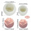 2 Pcs Bloom Flower Shape Silicone Mold, Chocolate Cake Soap Candy Past 5