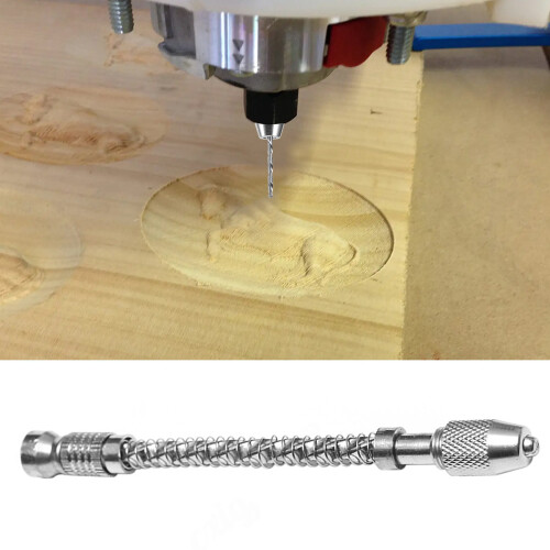 21pcs Pin Vise Hand Spiral Drill  Micro-Drill Bits Set Index Semi-automatic 2