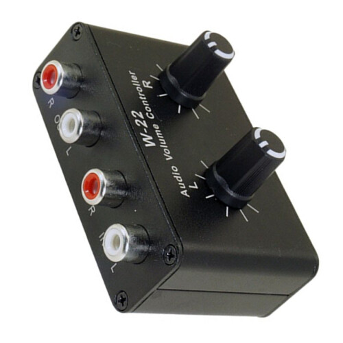 W-22 Passive Stereo Volume Audio Adjustment Controller Left and Right Channel Independent Adjustment 2
