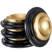 Piano Caster Cups,Metal Rubber Caster Cups for Hardwood Floors,Heavy Duty Non-Slip Bottom Leg Pads for Furniture