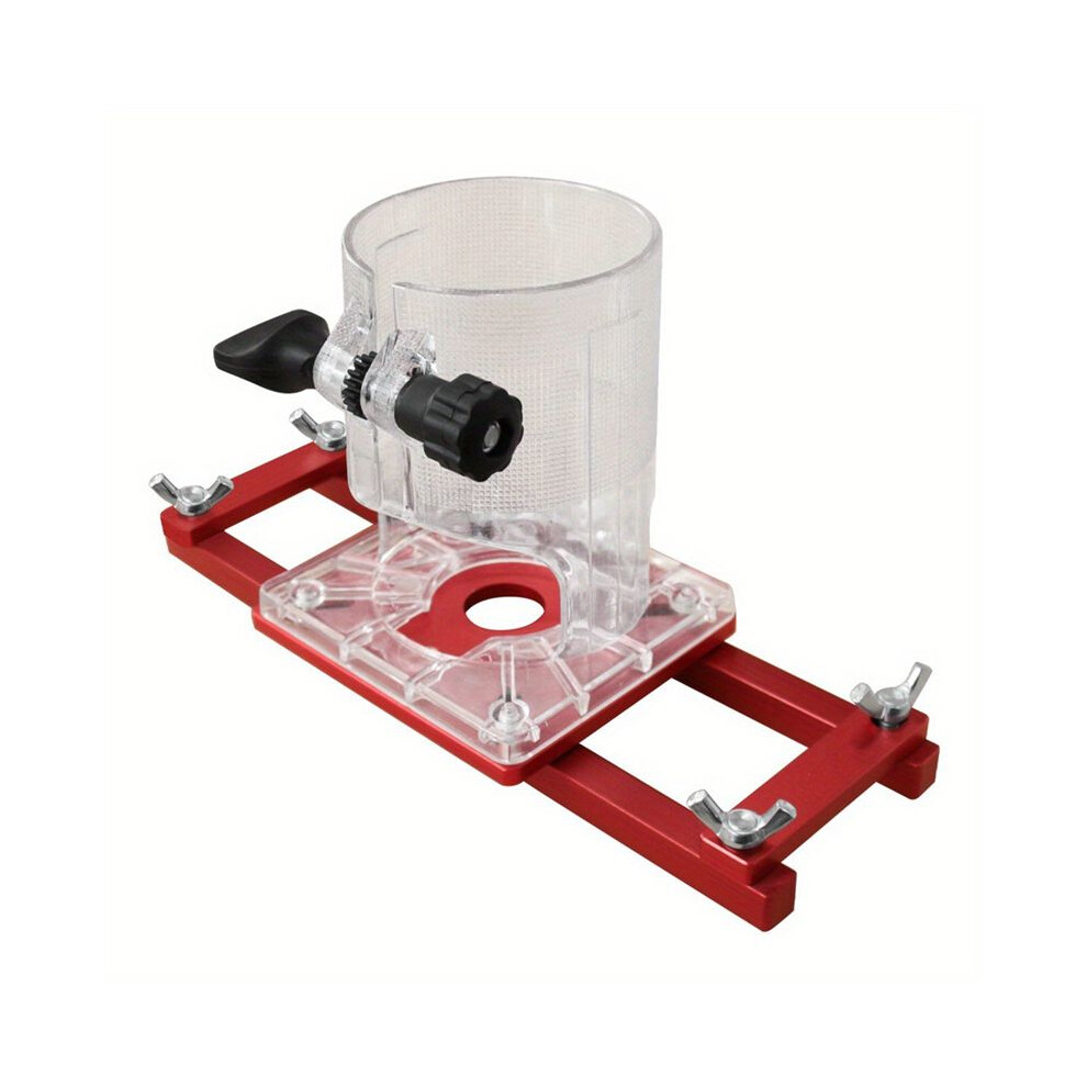 2 In 1 Center Fastener Slotting Bracket, Woodworking Grooving For Cabinet Furniture Install Screw Fasteners,With Base 6134064384500