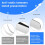 Anti-static Tweezer Maintenance Tool Curved Pointed Stainless Steel 2
