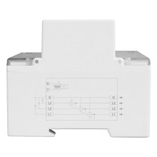 3 Phase 4 Wires Analog / Digital Meter 7P KWh Electrical Power Consumption Monitor DIN Rail AC 400V 100A