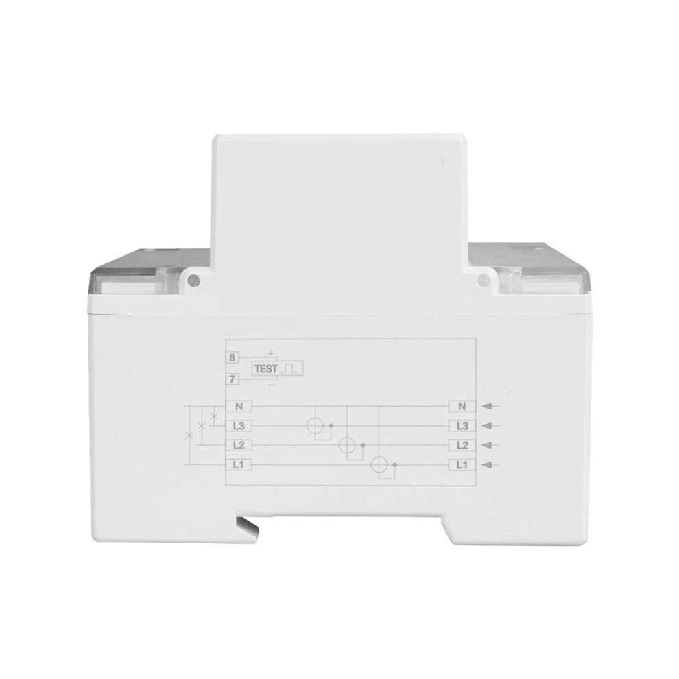 3 Phase 4 Wires Analog / Digital Energy Meter 7P Kwh Electrical Power Consumption Monitor Din Rail Ac 400V 100A 6131186922788