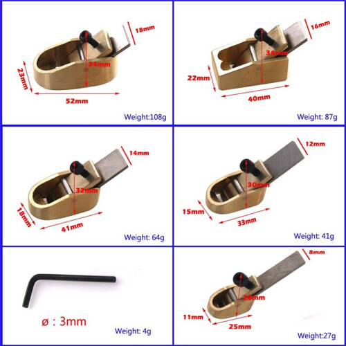 Violin Thumb Planing Making Tool with Adjustable Wrench Copper Finger 2