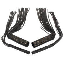 Motorcycle Fringe Grips Cover PU Leather Hand Grip Brake Lever Covers for Indian Chief Cafe Racer