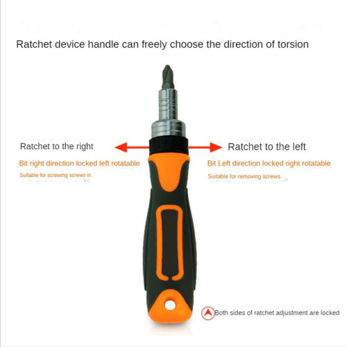 38 in 1 Labor-Saving Ratchet Multi-Purpose Screwdriver Set, Bit Set 2