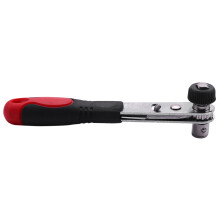 Rapid Ratchet Wrench 1/4 inch Screwdriver Rod Quick Socket Wrench Tools Red