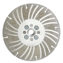 Electroplated Diamond Angle Grinding Wheel 4.5in - Multitool Metal Cutter Discs