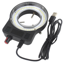 Adjustable 48pcs LED Ring Light for Microscopes and Cameras, USB 5V